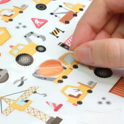Sticker-Set für kleine Baumeister mit 10 Fotos personalisiert | Aufkleber für Jungen, Kita & Freundebuch