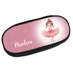 Stiftebox mit bezaubernder Ballerina und Name