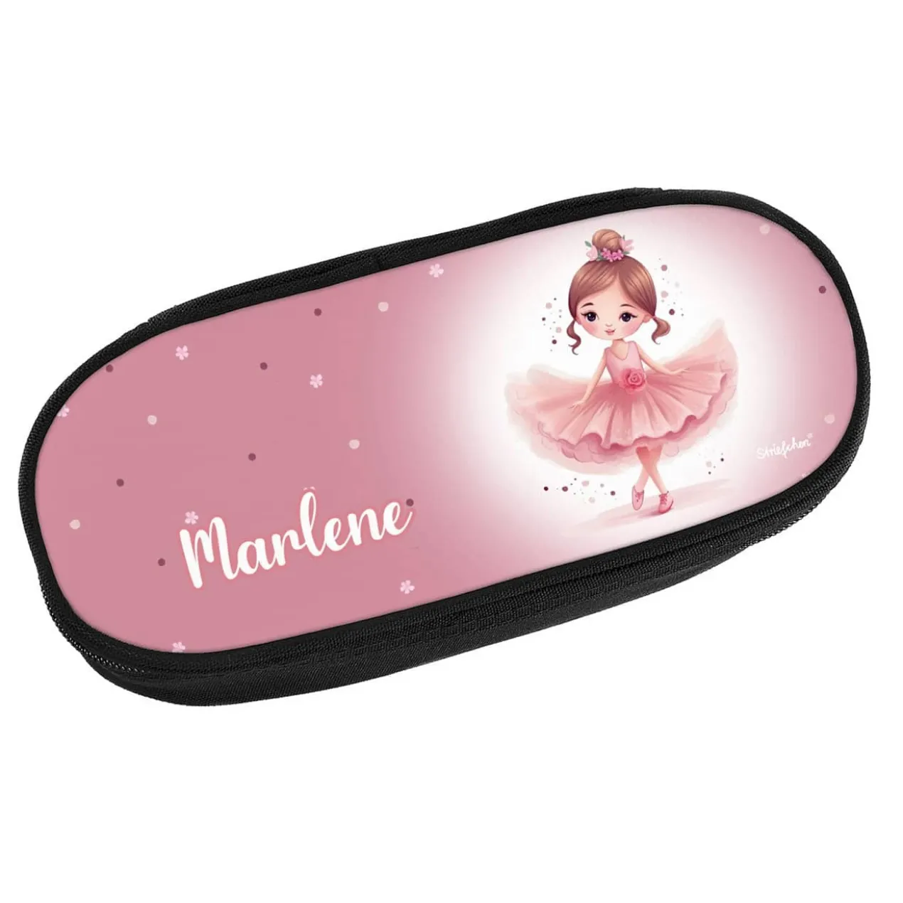 Stiftebox mit bezaubernder Ballerina und Name