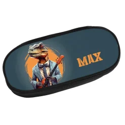 Stiftebox mit coolen Dinosauriern und Name