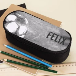 Stiftebox mit Fußball Motiv