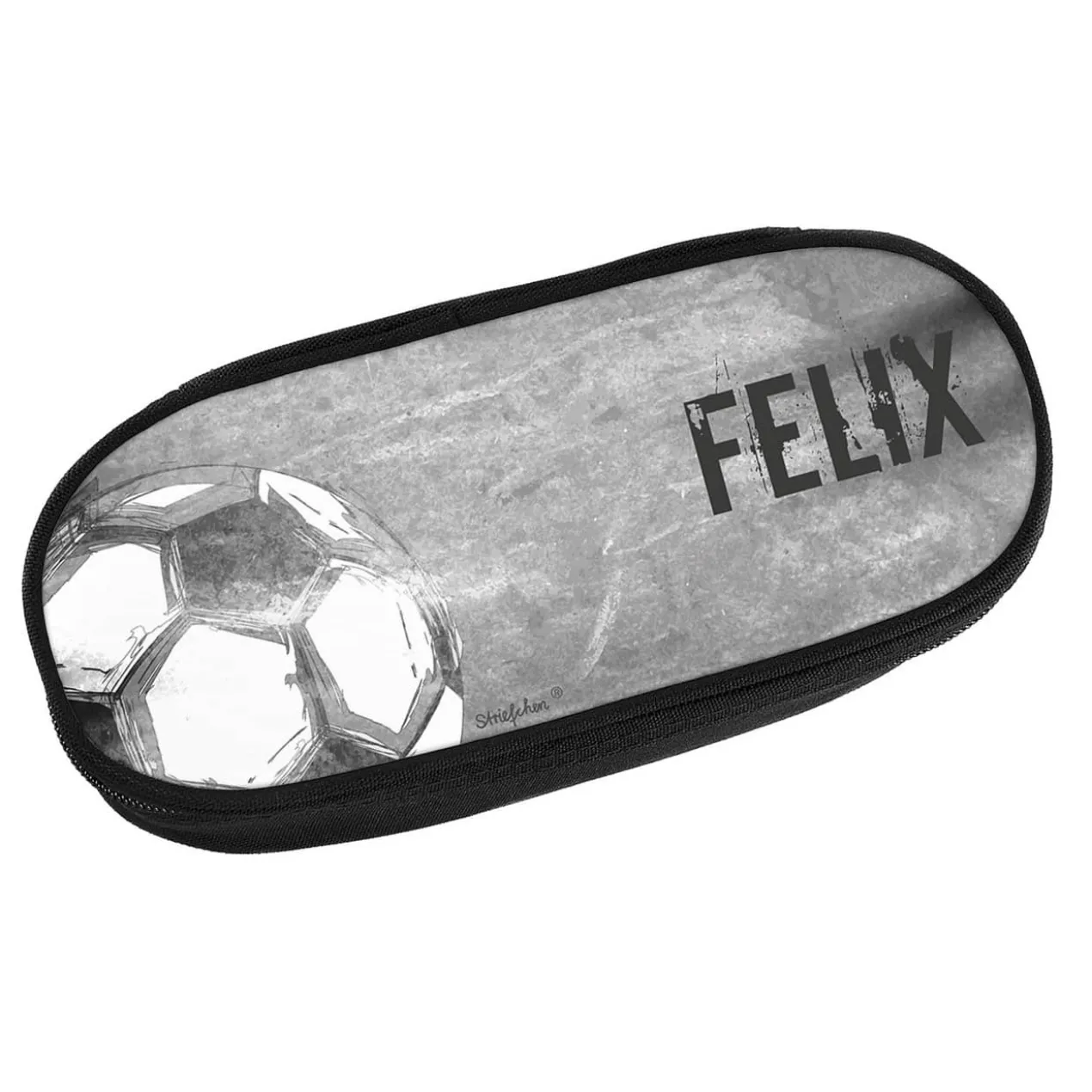 Stiftebox mit Fußball Motiv