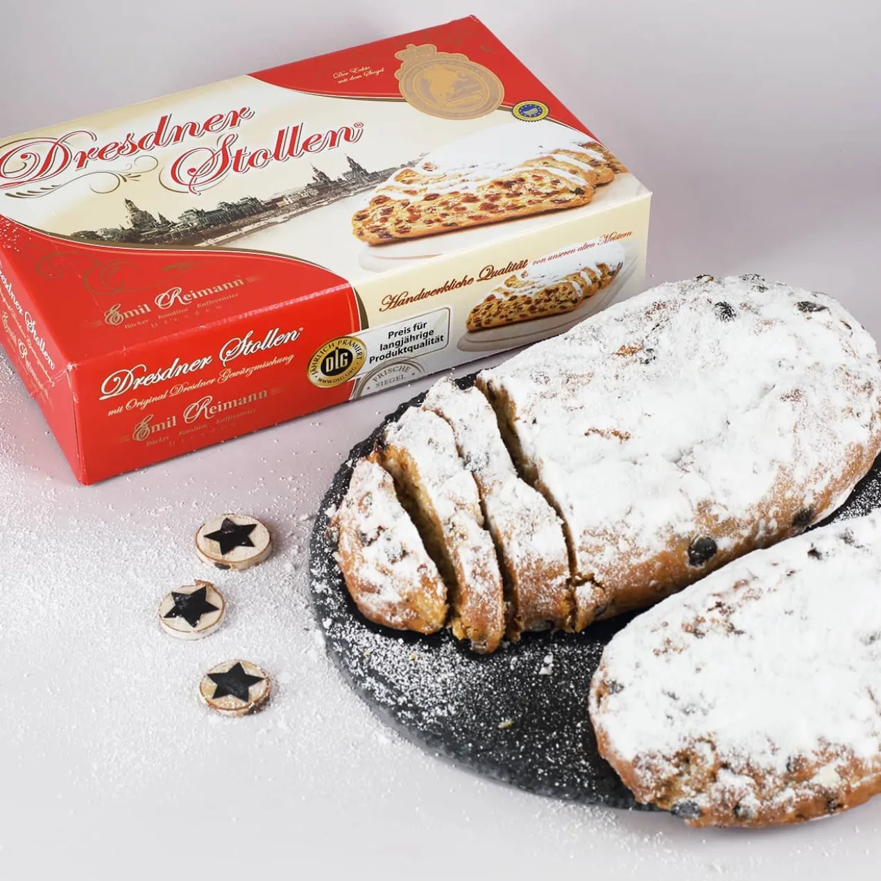 Stollendose mit persönlichem Aufdruck im skandinavischen Design