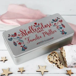 Stollendose mit persönlichem Aufdruck im skandinavischen Design