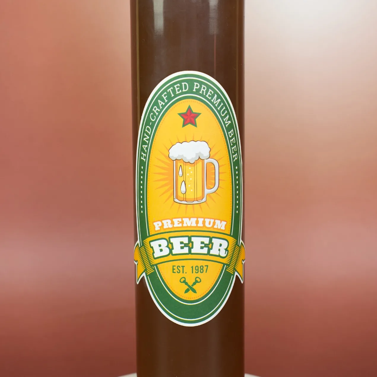 Taschen Regenschirm als Bierflasche