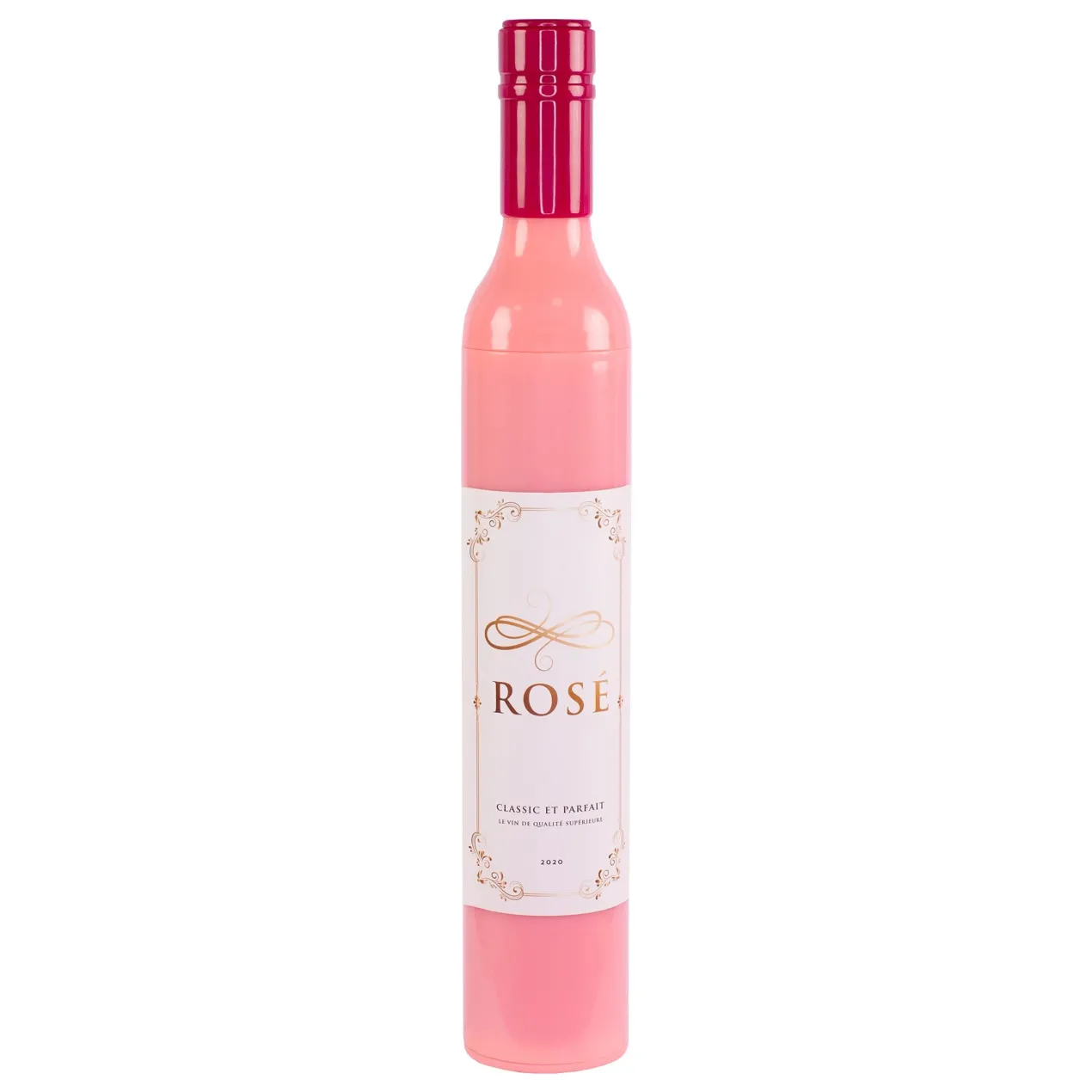 Taschen Regenschirm als Weinflasche Rosé