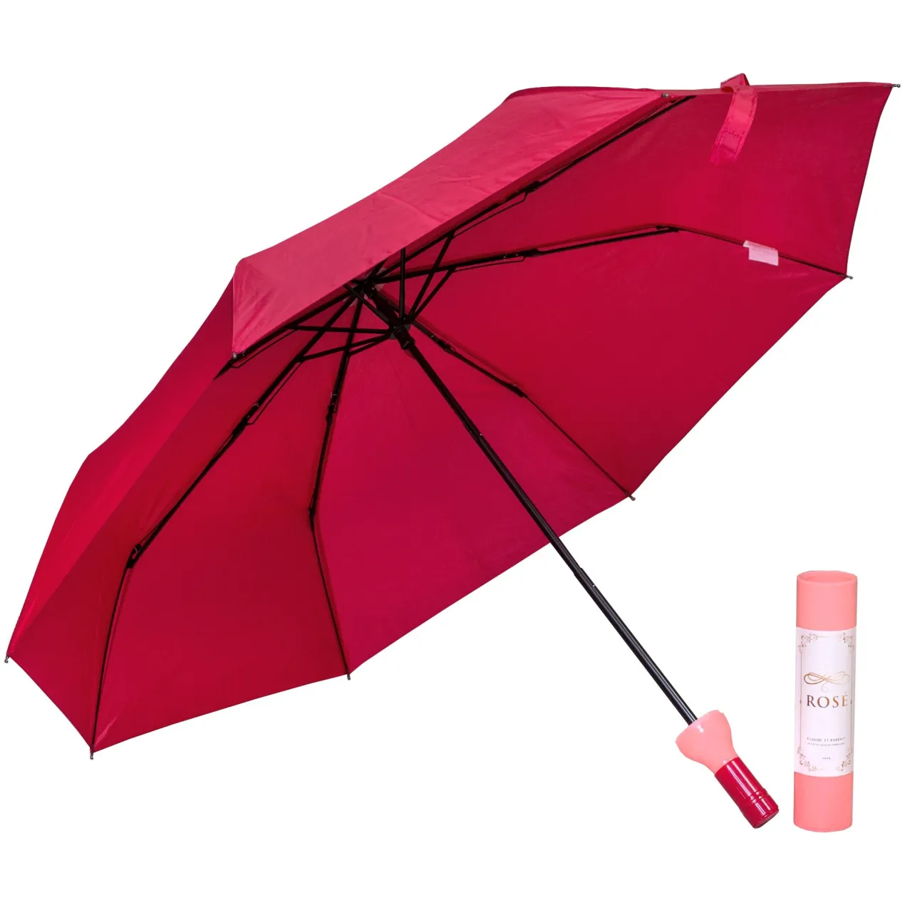 Taschen Regenschirm als Weinflasche Rosé