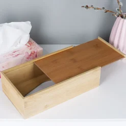 Taschentuchbox aus Bambus mit Ihrer Wunschgravur