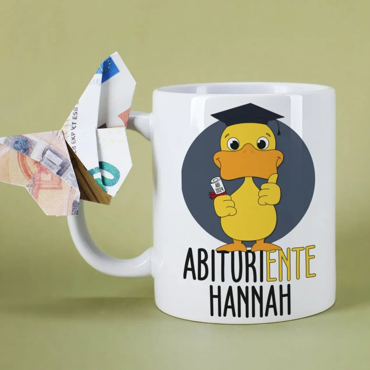 Tasse - AbituriENTE mit Abschlussjahr und Name