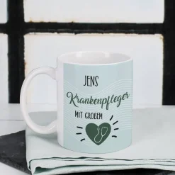 Tasse als Danke für einen Krankenpfleger mit großem Herz