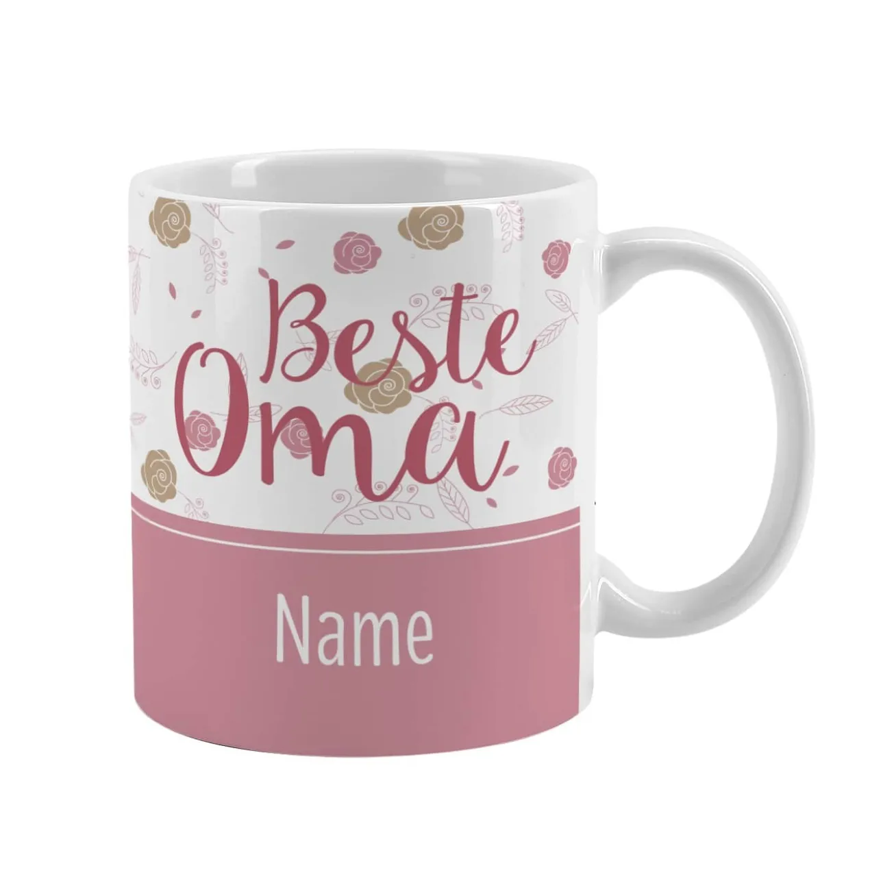 Tasse - Beste Oma - mit Wunschname