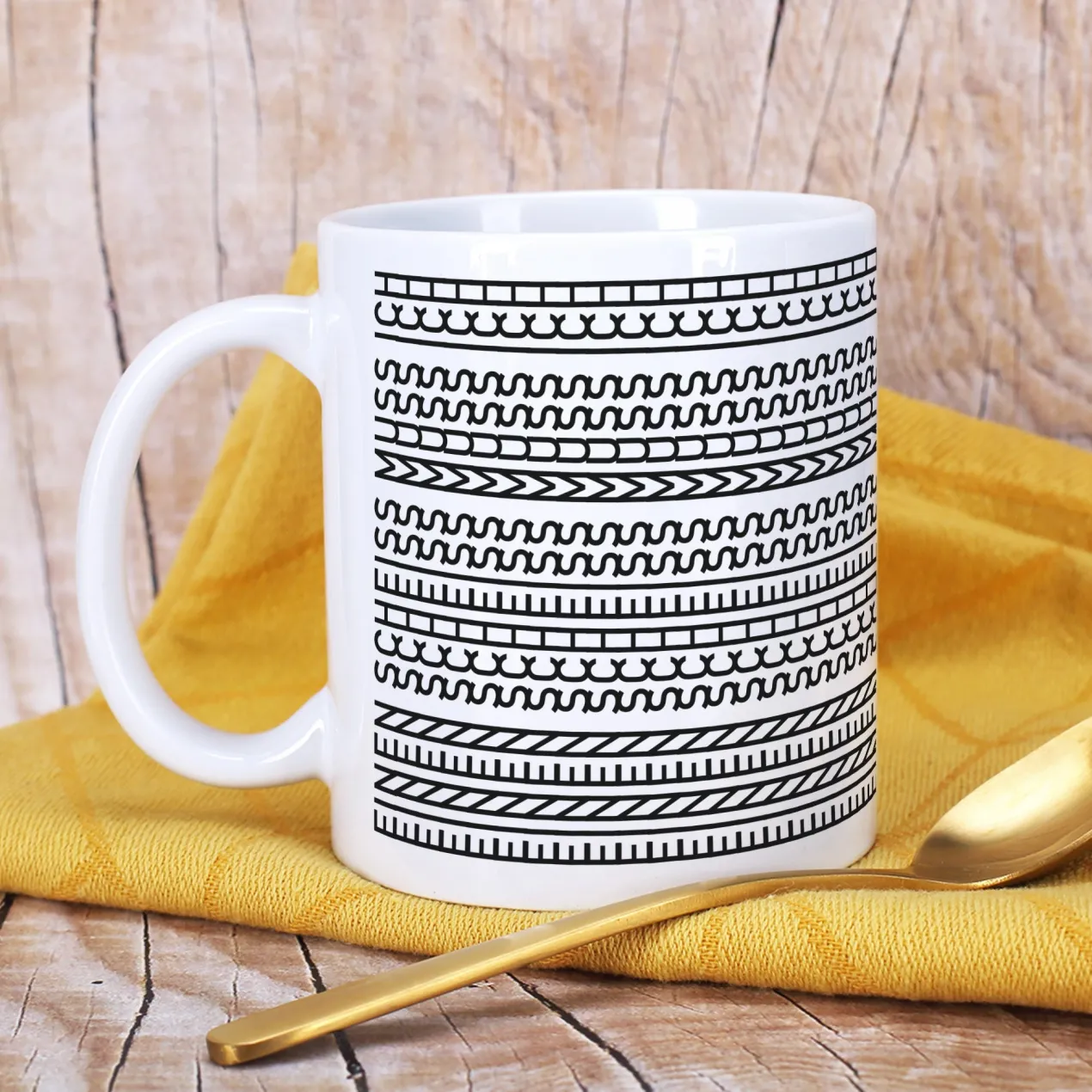 Tasse 'Einen Scheiss muss ich' | Kaffeetasse mit versteckter Botschaft als lustiges Geschenk