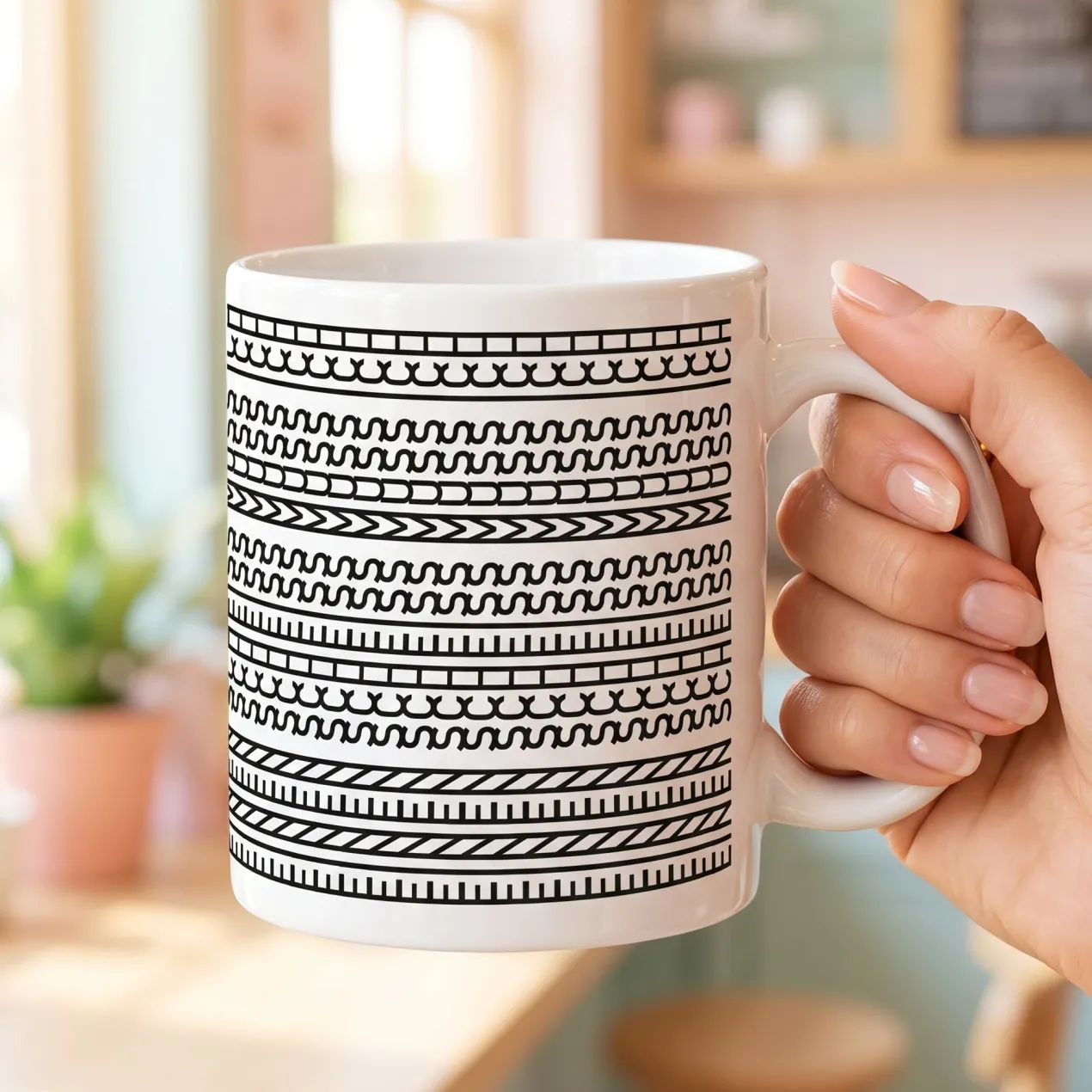 Tasse 'Einen Scheiss muss ich' | Kaffeetasse mit versteckter Botschaft als lustiges Geschenk