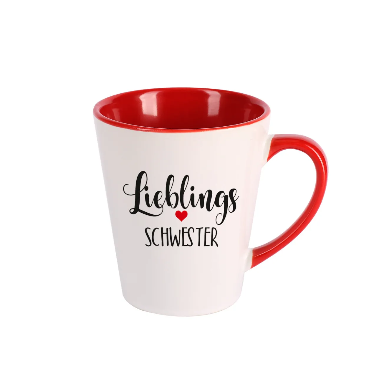 Tasse für den Lieblingsmenschen mit Wunschtext und Herz