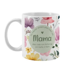 Tasse für Mama - Du machst wirklich einen tollen Job - als Geschenk zum Muttertag