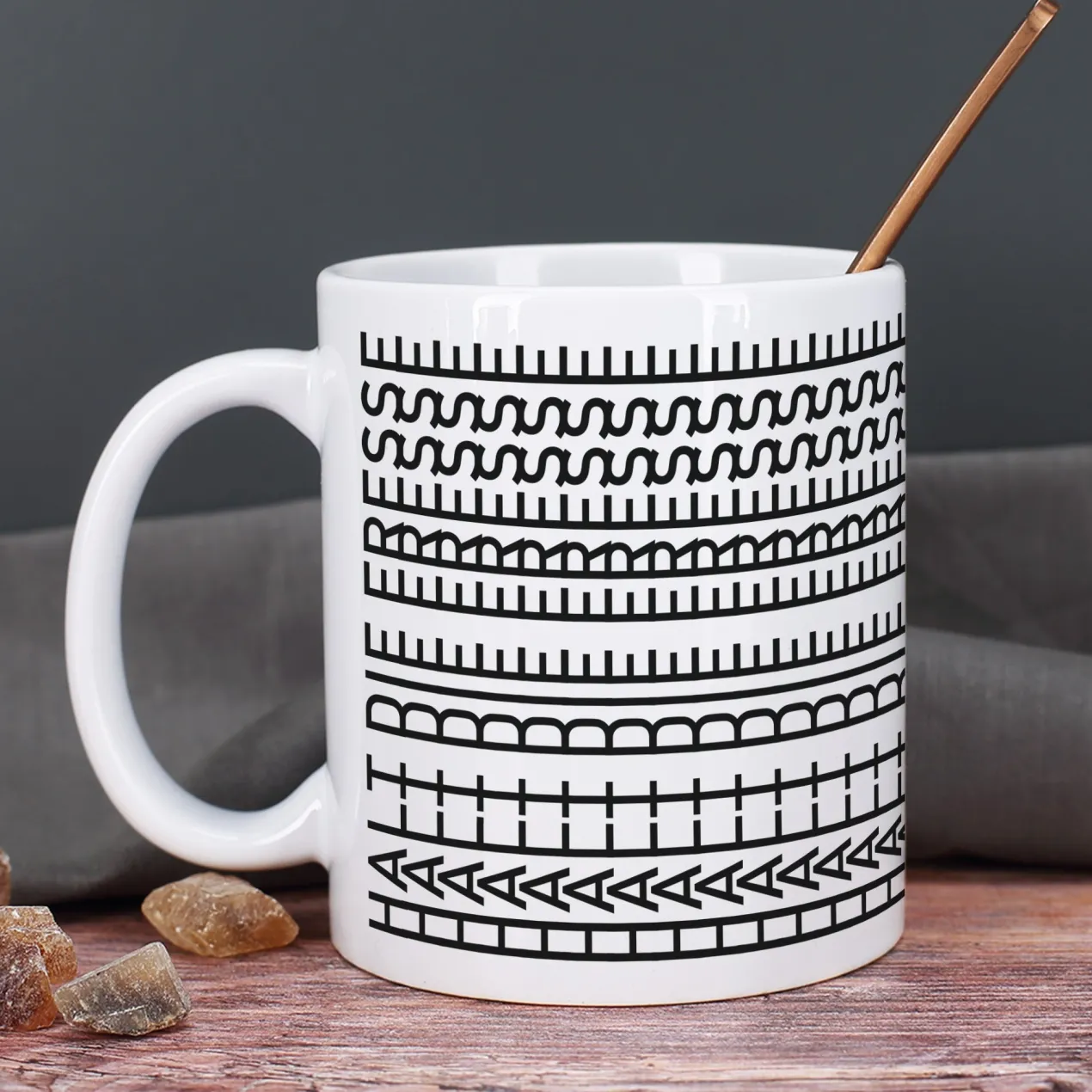 Tasse 'Halt die Fresse' | Kaffeetasse mit versteckter Botschaft als lustiges schwarzer Humor Geschenk