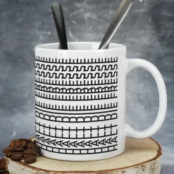 Tasse 'Halt die Fresse' | Kaffeetasse mit versteckter Botschaft als lustiges schwarzer Humor Geschenk