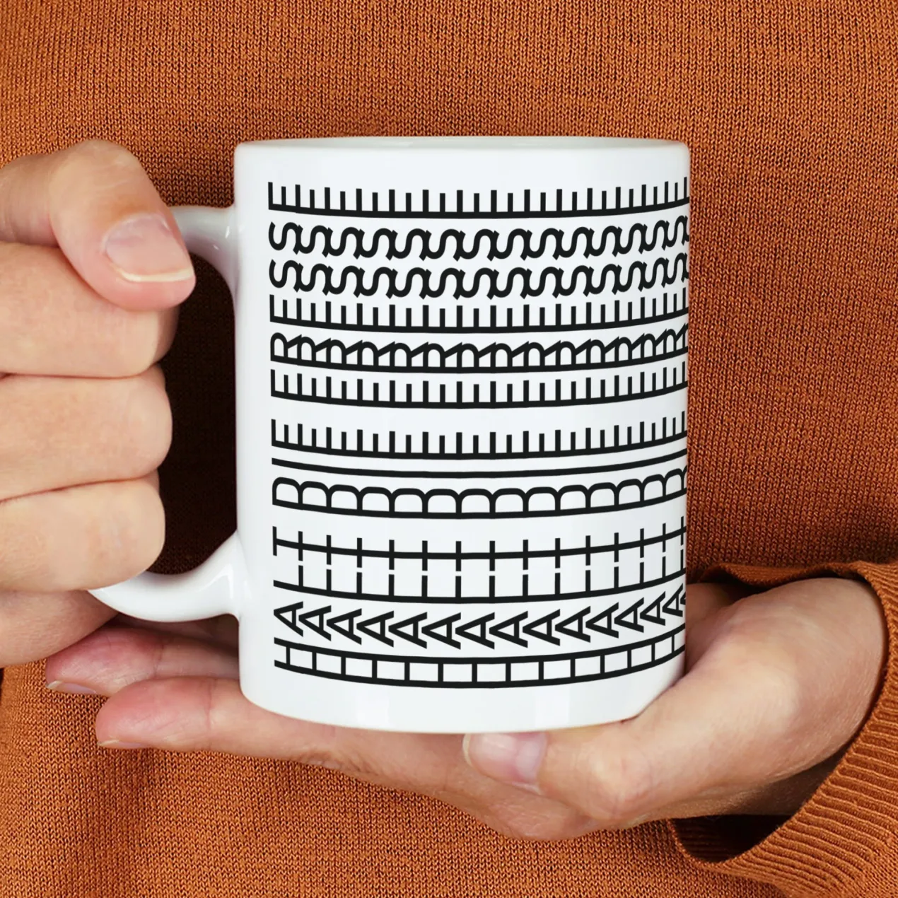 Tasse 'Halt die Fresse' | Kaffeetasse mit versteckter Botschaft als lustiges schwarzer Humor Geschenk
