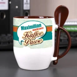 Tasse Kaffeepause mit Ihrem Wunschnamen