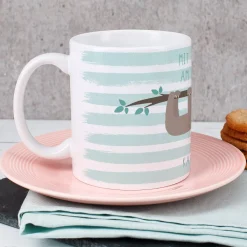 Tasse mit Faultier-Pärchen und Ihren Namen