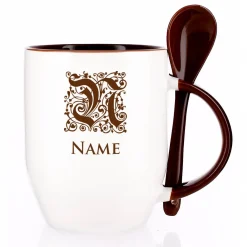 Tasse mit Monogramm