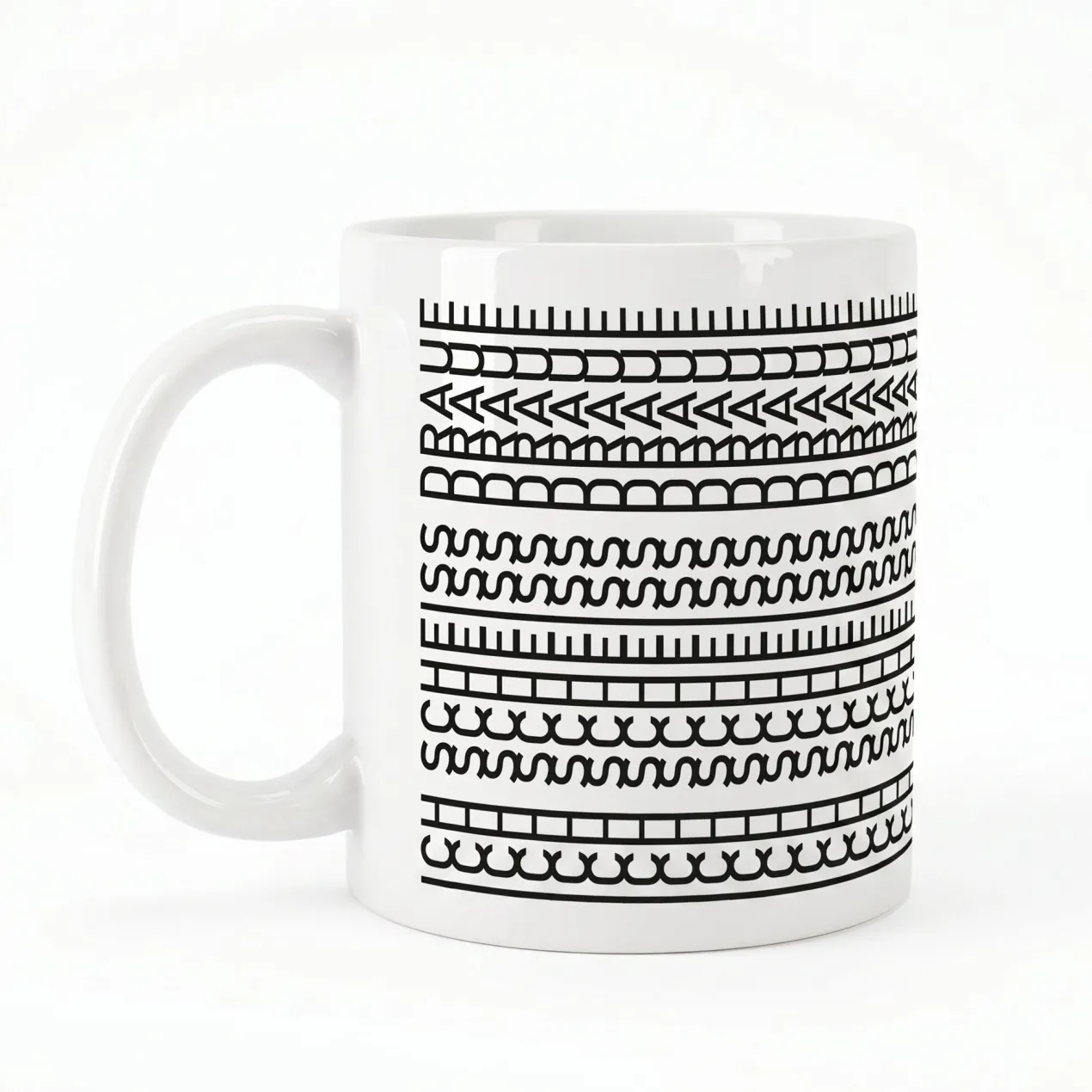 Tasse mit versteckter Botschaft 'Ich scheiss drauf' | Kaffeetasse als lustiges Geschenk