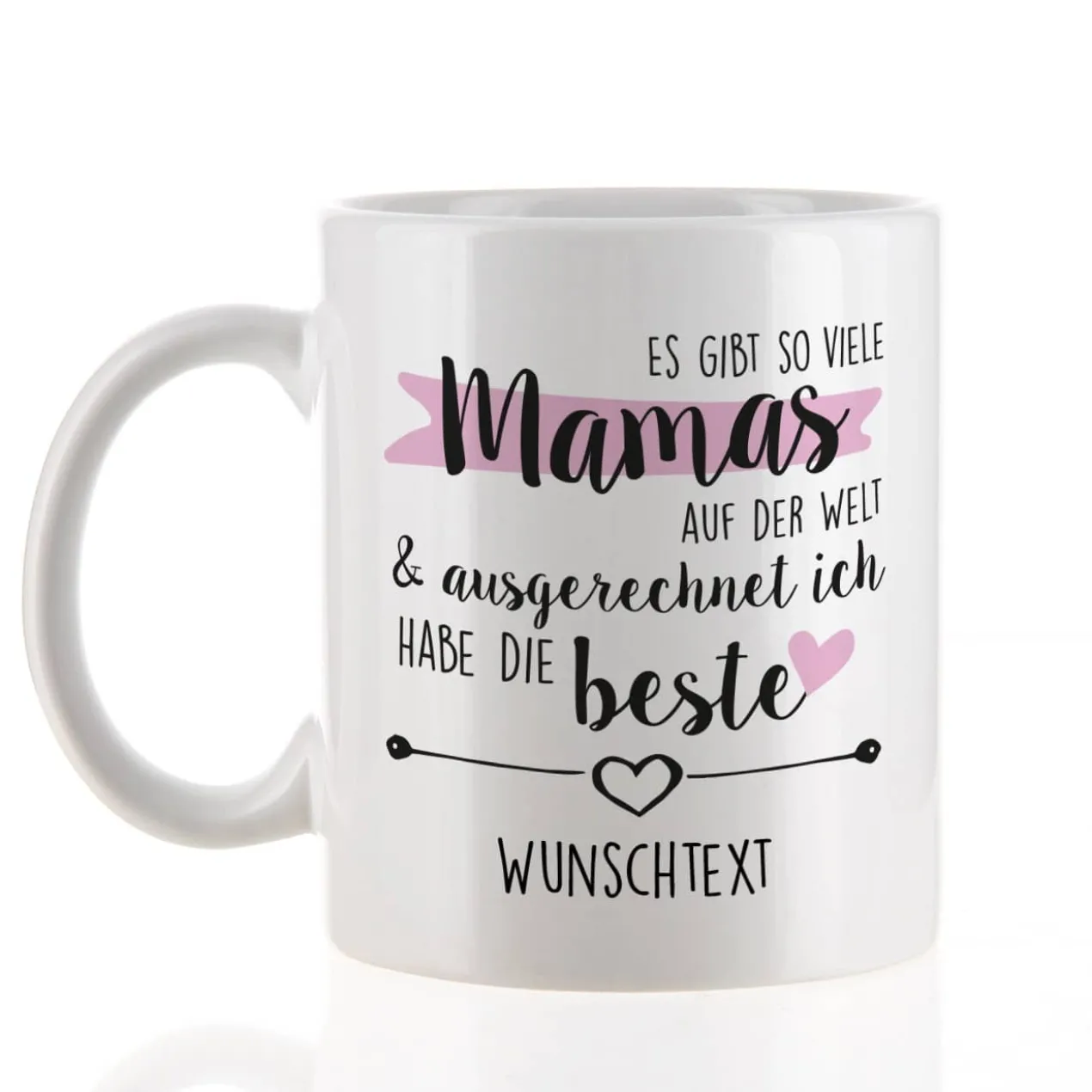 Tasse zum Muttertag - Es gibt so viele Mamas auf der Welt und ausgerechnet ich habe die beste