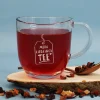 Teeglas graviert mit Lieblingstee Motiv und Name