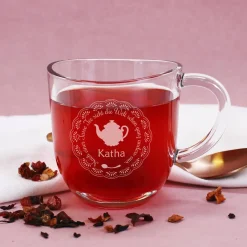 Tee Set - Nach einer Tasse Tee sieht die Welt schon ganz anders aus - mit Name