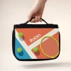 Tennis Kulturbeutel zum Aufhängen personalisiert mit Name | Geschenk für Tennisspieler