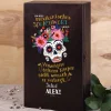 Tequila Geschenk-Set mit 4 gravierten Tequila-Shots in bedruckter Holzkiste mit Tequila Flasche