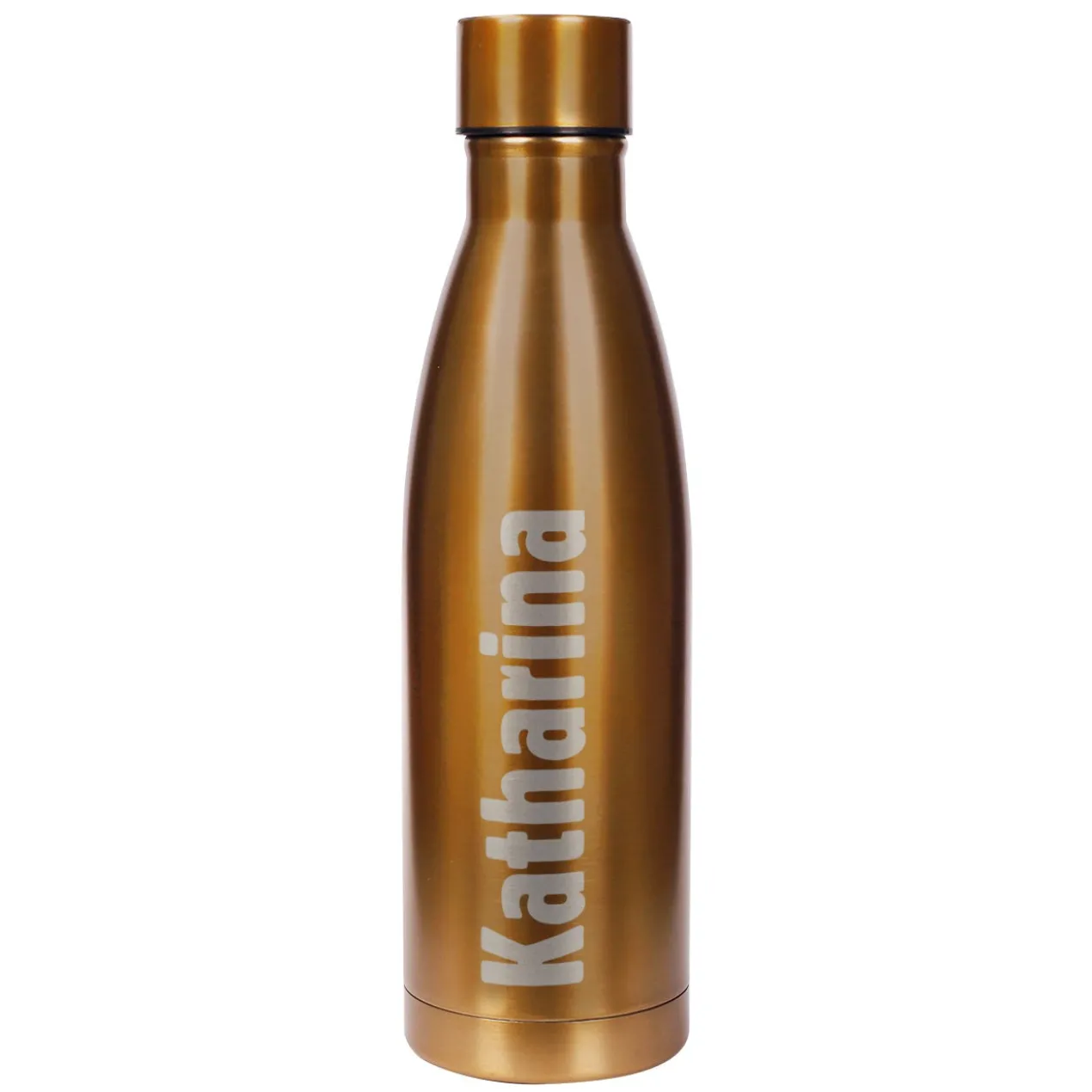 Thermosflasche in zwei Farben mit Ihrem Wunschnamen