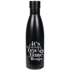 Thermosflasche - it's always tea time for - mit Namensgravur