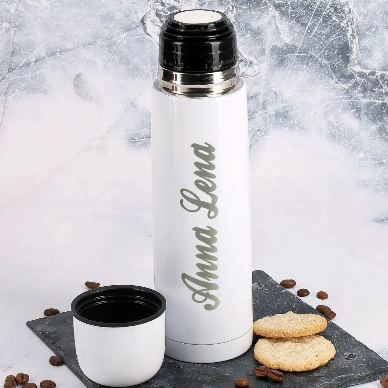 Thermosflasche mit Wunschname