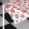 Tischdecke für die 50. Geburtstagsparty