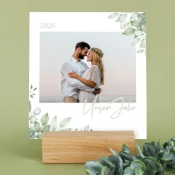 Tischkalender - Eukalyptus - mit Ihren Wunschfotos bedruckt