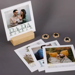 Tischkalender 2026 - für den besten Papa mit Ihren Wunschfotos bedruckt