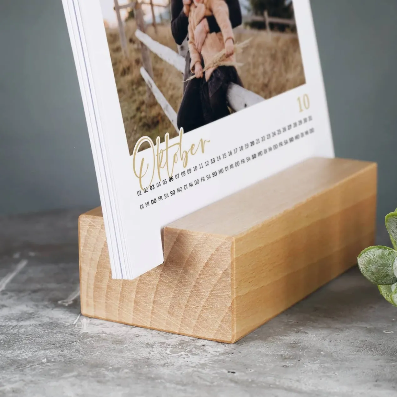 Tischkalender 2026 - für den besten Papa mit Ihren Wunschfotos bedruckt