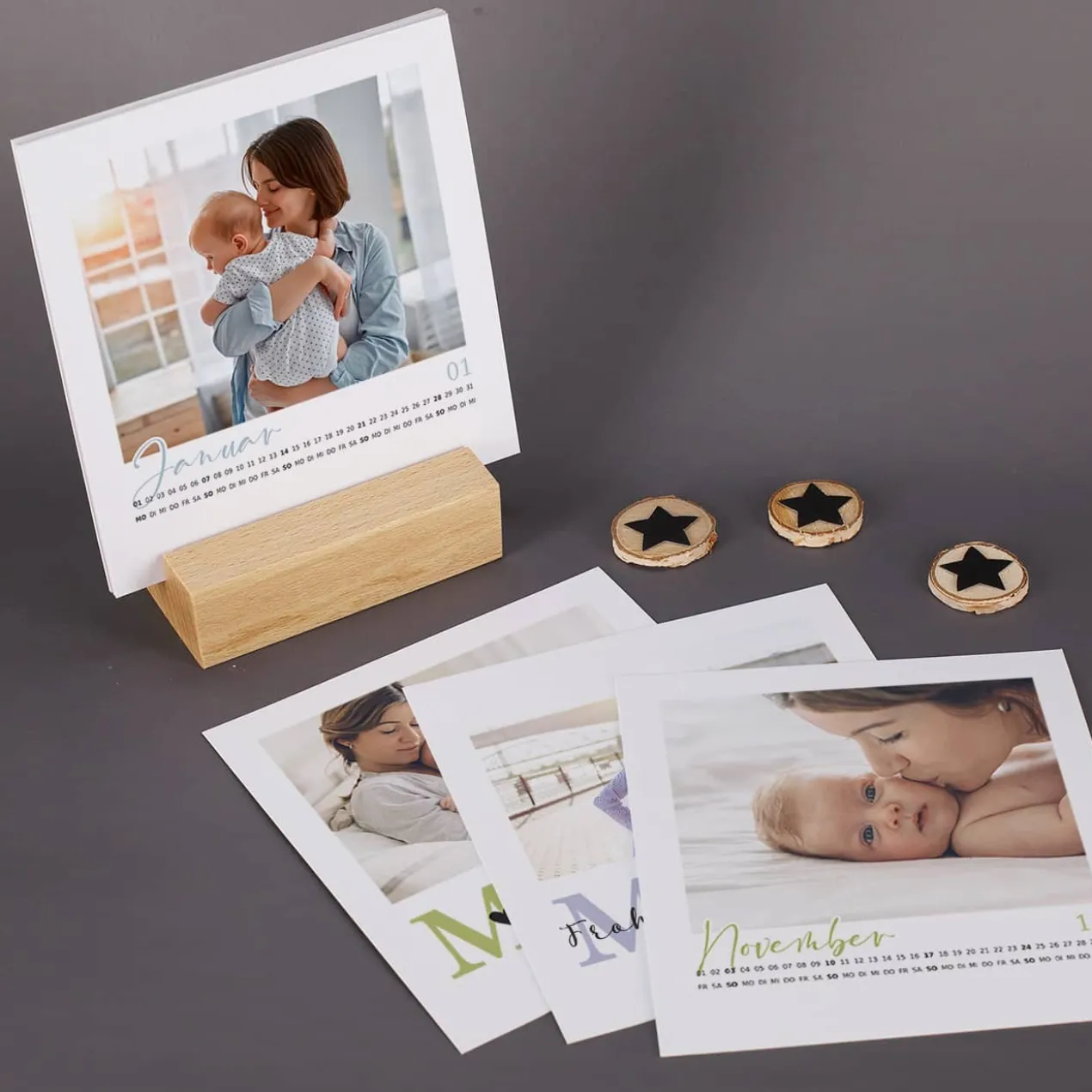 Tischkalender 2026 - für die beste Mama mit Ihren Wunschfotos