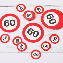 Tischkonfetti XL - Verkehrsschilder 60