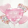 5-tlg. Folien-Ballon-Set - Ich hab Dich lieb