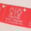 Toilettenpapier - Notfall-WC-Papier