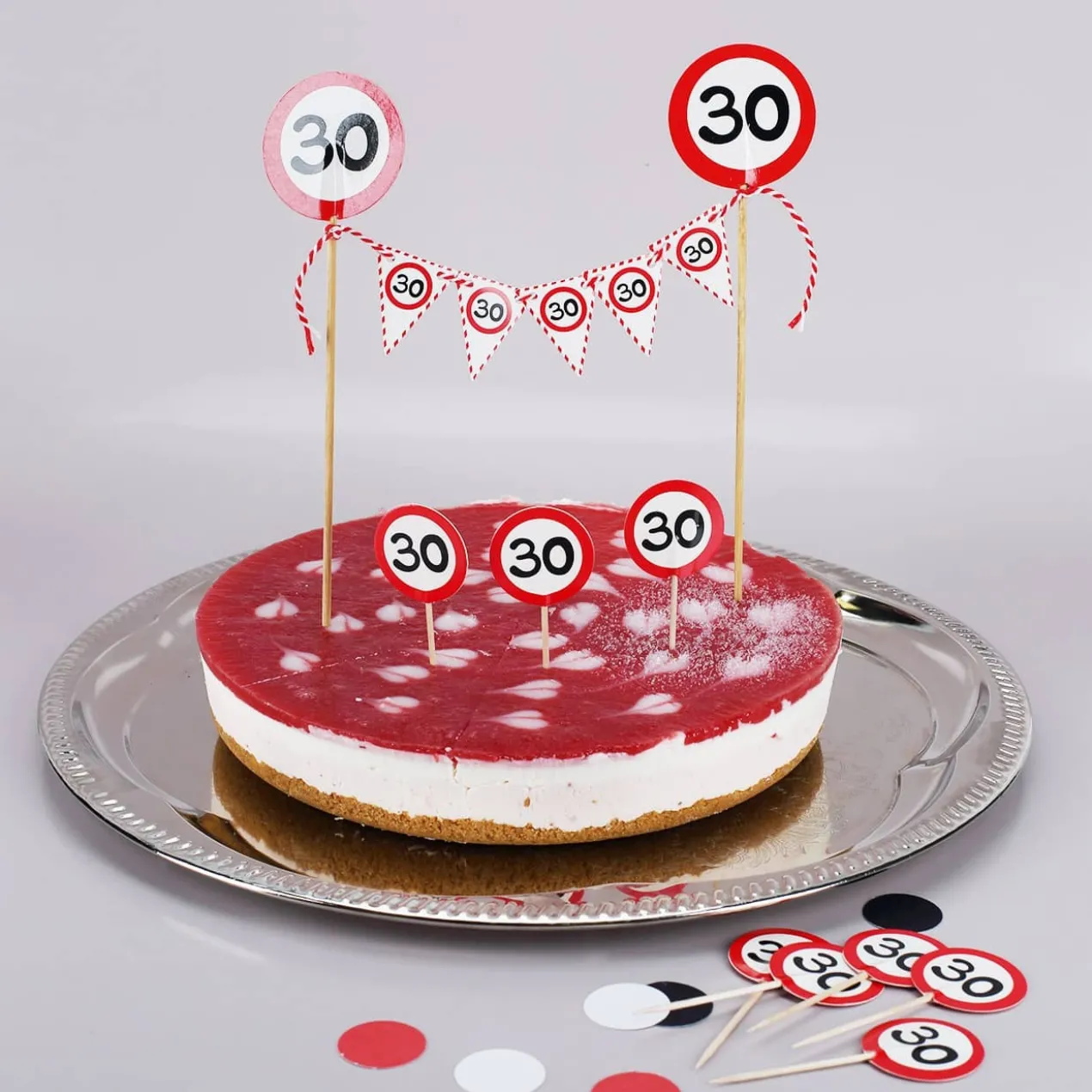 Torten-Deko Set zum 30. Geburtstag