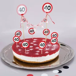 Torten-Deko Set zum 40. Geburtstag