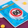 Tortenkerze zum 60. Geburtstag