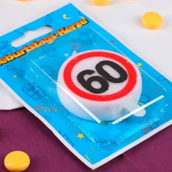 Tortenkerze zum 60. Geburtstag
