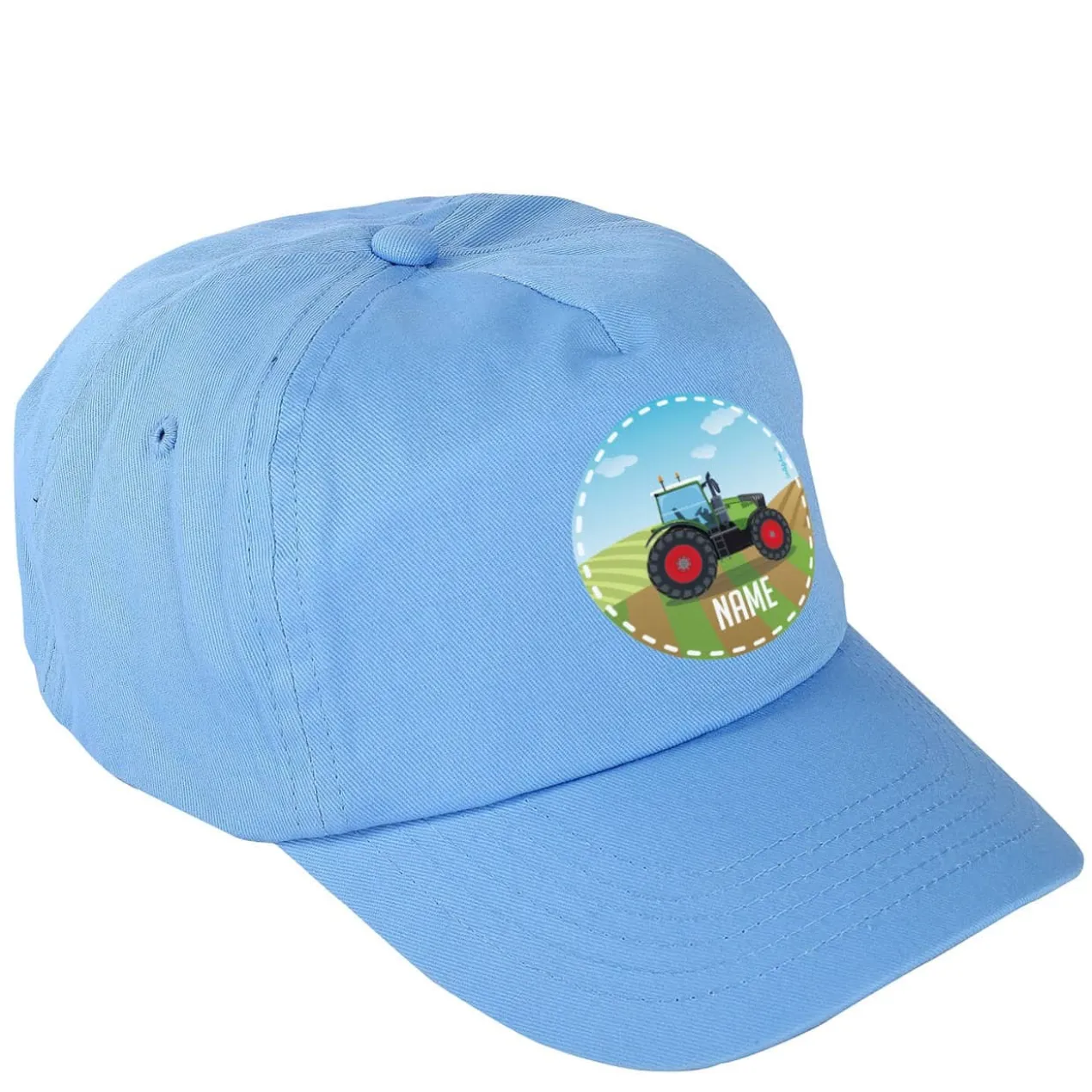 Traktor Basecap in hellblau