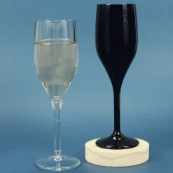 transparentes Sektglas