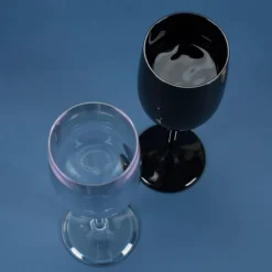 transparentes Sektglas