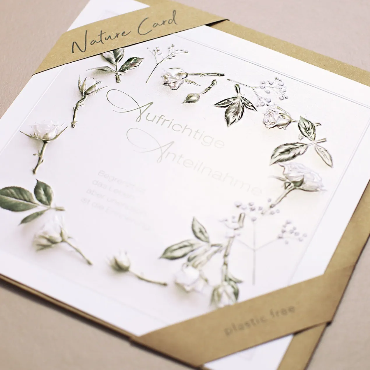 Trauerkarte - Begrenzt ist das Leben - Nature Card